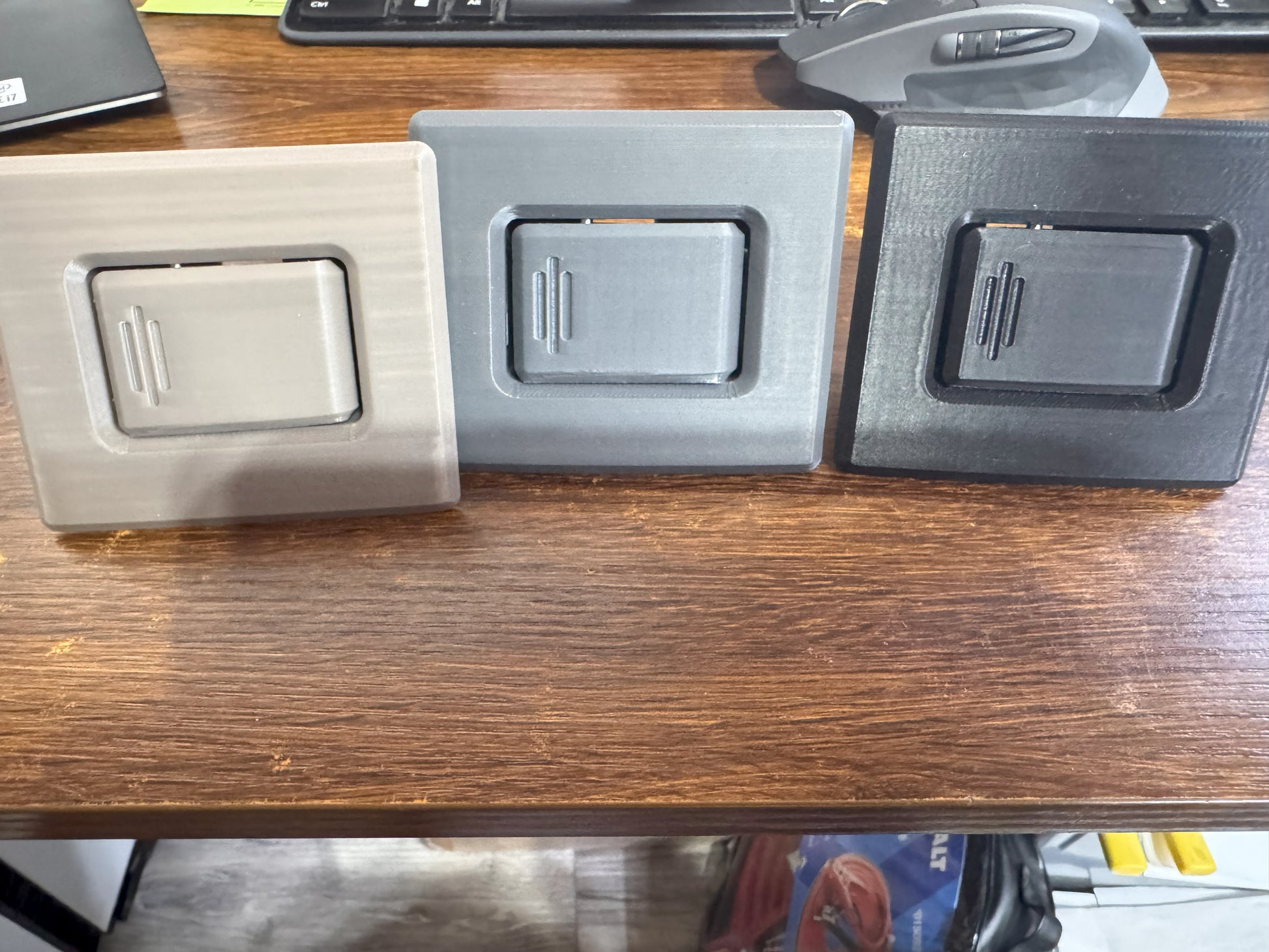 Seat back latch all three colors